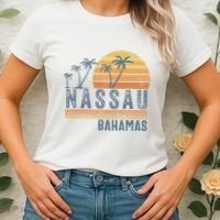 Nassau Bahamas Souvenir Vacation Travel Reminder Women's T-Shirt thumb 2