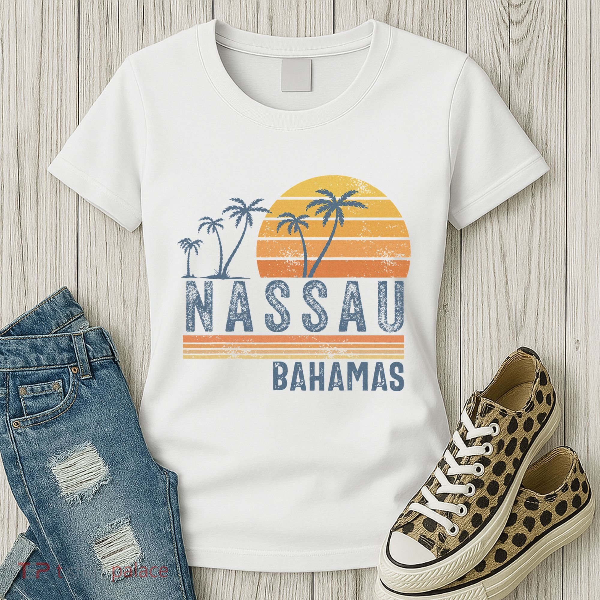 Nassau Bahamas Souvenir Vacation Travel Reminder Women's T-Shirt