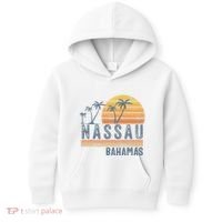 Nassau Bahamas Souvenir Vacation Travel Reminder Kids Hoodie thumb 0