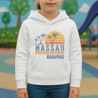 Nassau Bahamas Souvenir Vacation Travel Reminder Kids Hoodie thumb 3