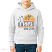 Nassau Bahamas Souvenir Vacation Travel Reminder Kids Hoodie thumb 4