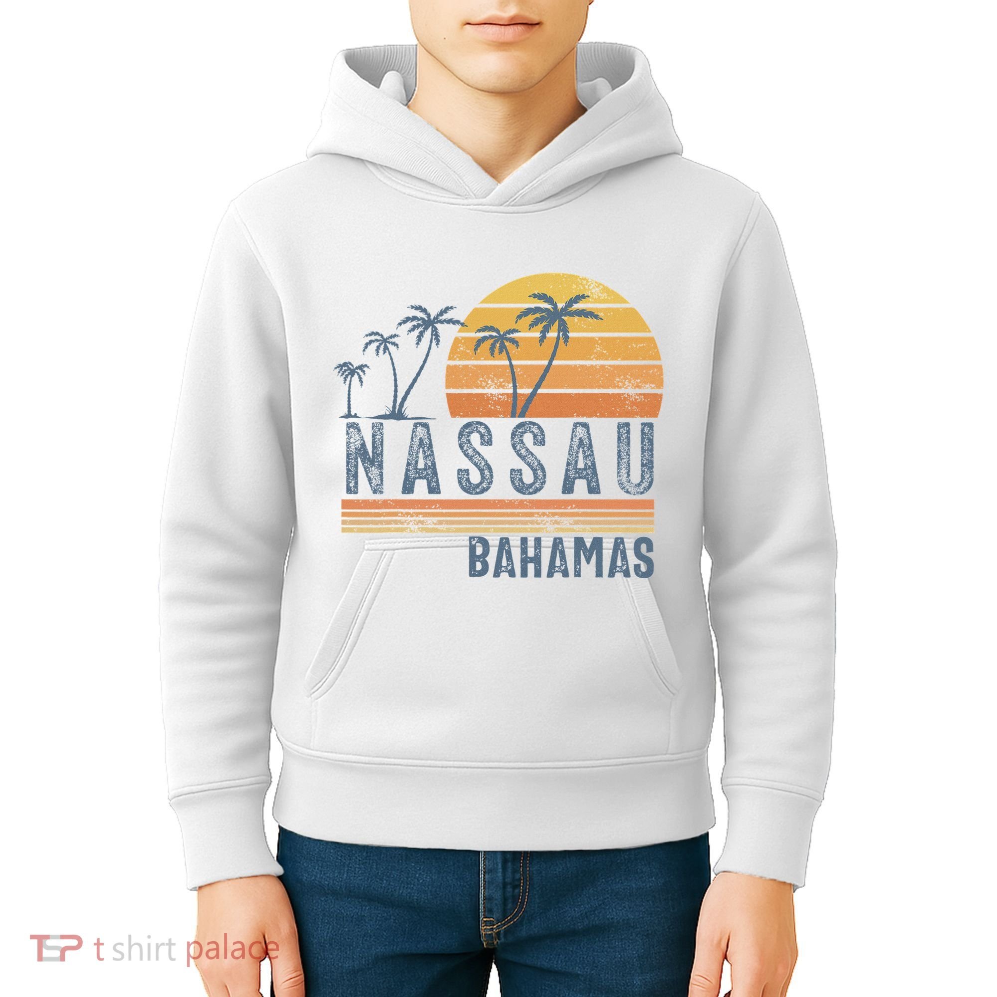 Nassau Bahamas Souvenir Vacation Travel Reminder Kids Hoodie