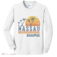 Nassau Bahamas Souvenir Vacation Travel Reminder Kids Long Sleeve Shirt thumb 0