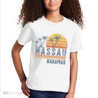 Nassau Bahamas Souvenir Vacation Travel Reminder Kids T-Shirt thumb 2