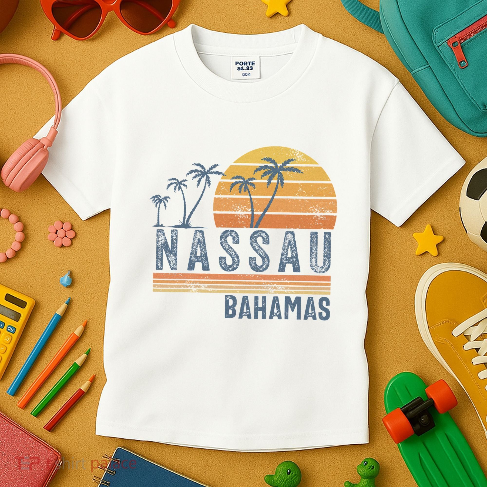 Nassau Bahamas Souvenir Vacation Travel Reminder Kids T-Shirt