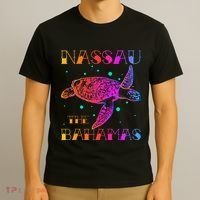 Nassau Bahamas Sea Turtle Bahamas Souvenirs Bahamas T-Shirt thumb 3
