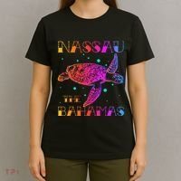Nassau Bahamas Sea Turtle Bahamas Souvenirs Bahamas T-Shirt thumb 4
