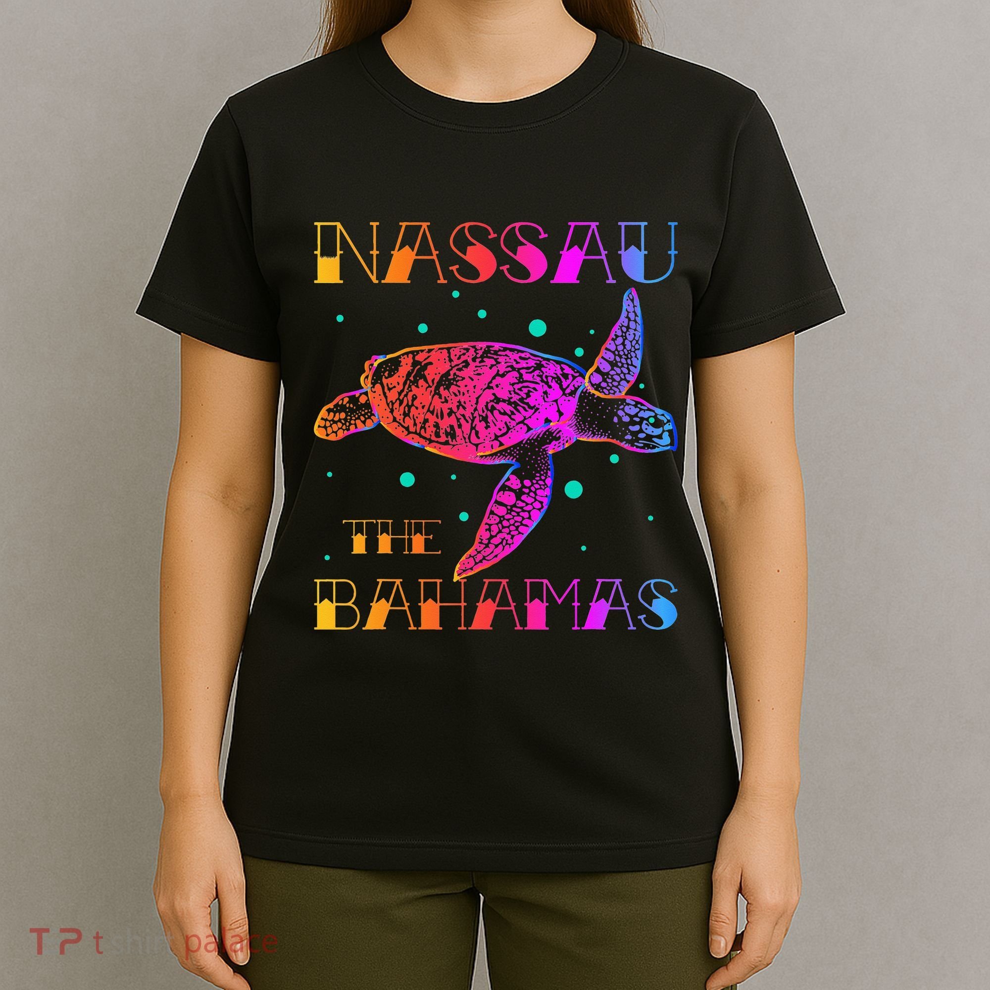 Nassau Bahamas Sea Turtle Bahamas Souvenirs Bahamas T-Shirt
