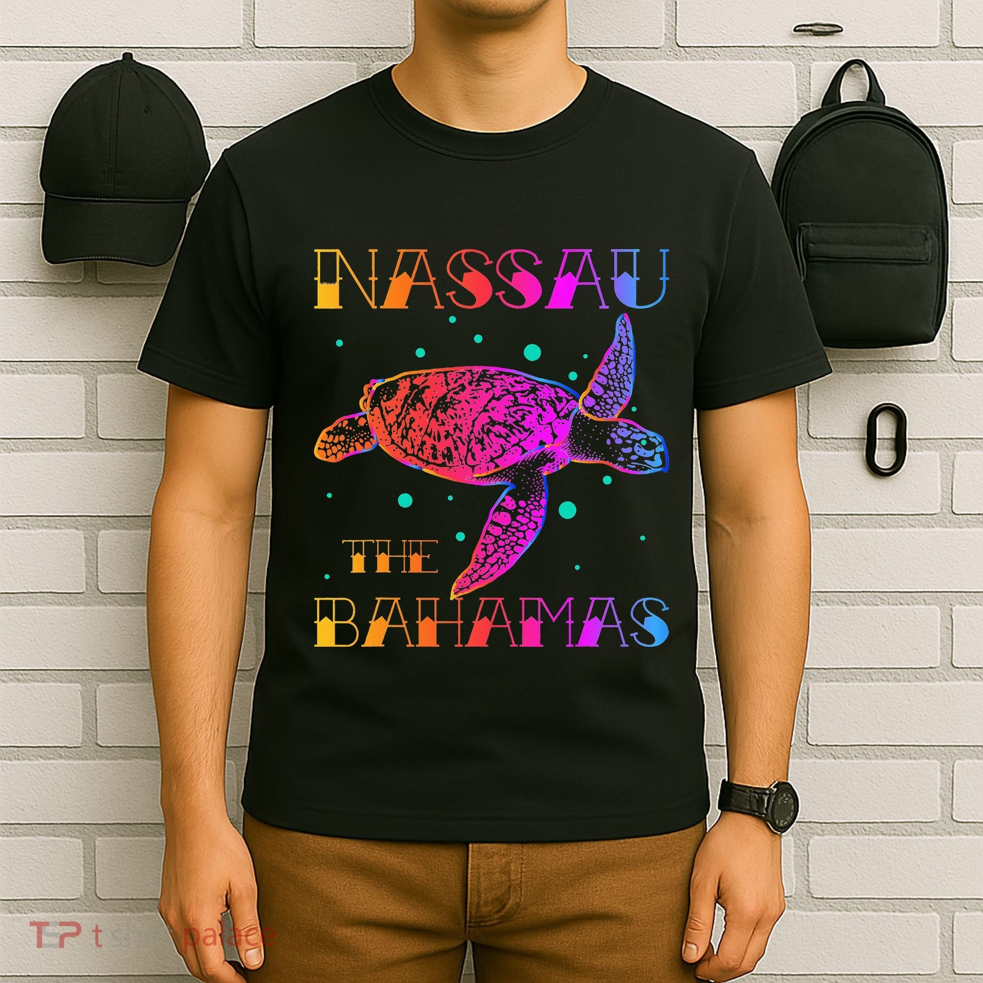 Nassau Bahamas Sea Turtle Bahamas Souvenirs Bahamas T-Shirt