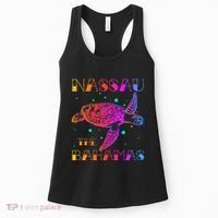 Nassau Bahamas Sea Turtle Bahamas Souvenirs Bahamas Women's Tank Top thumb 0