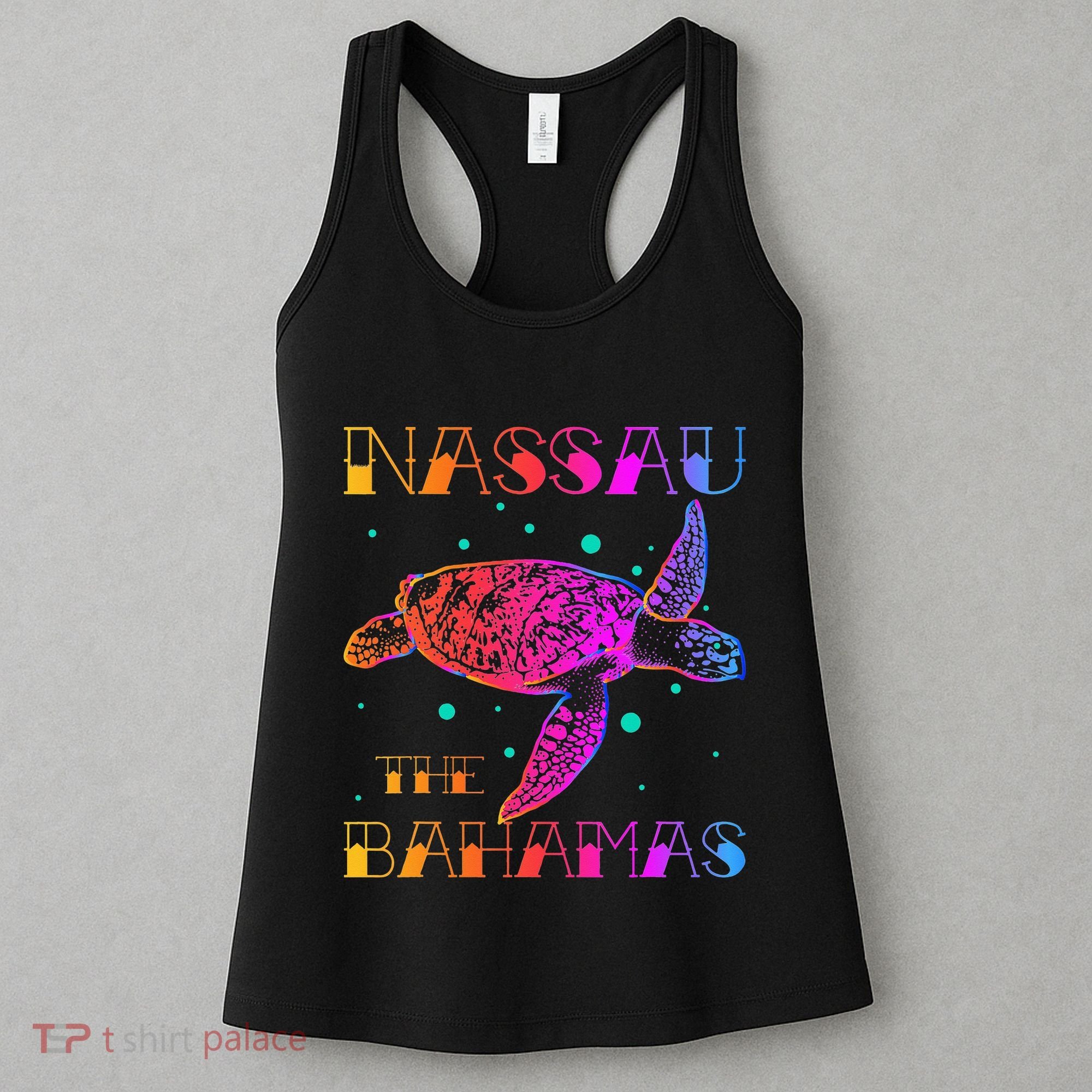 Nassau Bahamas Sea Turtle Bahamas Souvenirs Bahamas Women's Tank Top