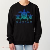 Nassau Bahamas Sea Turtle Scuba Diving Gift Women's Sweatshirt thumb 0