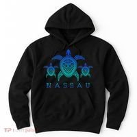 Nassau Bahamas Sea Turtle Scuba Diving Gift Hoodie thumb 0
