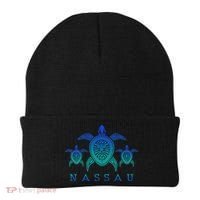 Nassau Bahamas Sea Turtle Scuba Diving Gift Beanie thumb 0