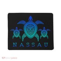 Nassau Bahamas Sea Turtle Scuba Diving Gift Mousepad thumb 0