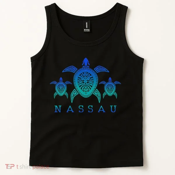 Nassau Bahamas Sea Turtle Scuba Diving Gift Tank Top