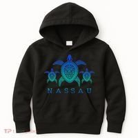 Nassau Bahamas Sea Turtle Scuba Diving Gift Kids Hoodie thumb 0