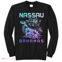 Nassau Bahamas Sea Turtle Diving Surfer Souvenir Sweatshirt thumb 0