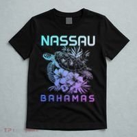 Nassau Bahamas Sea Turtle Diving Surfer Souvenir T-Shirt thumb 5