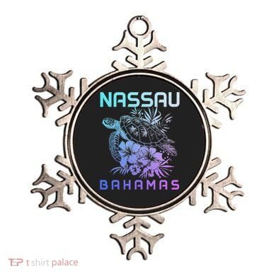 Nassau Bahamas Sea Turtle Diving Surfer Souvenir Ornament
