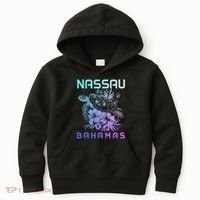 Nassau Bahamas Sea Turtle Diving Surfer Souvenir Kids Hoodie thumb 0