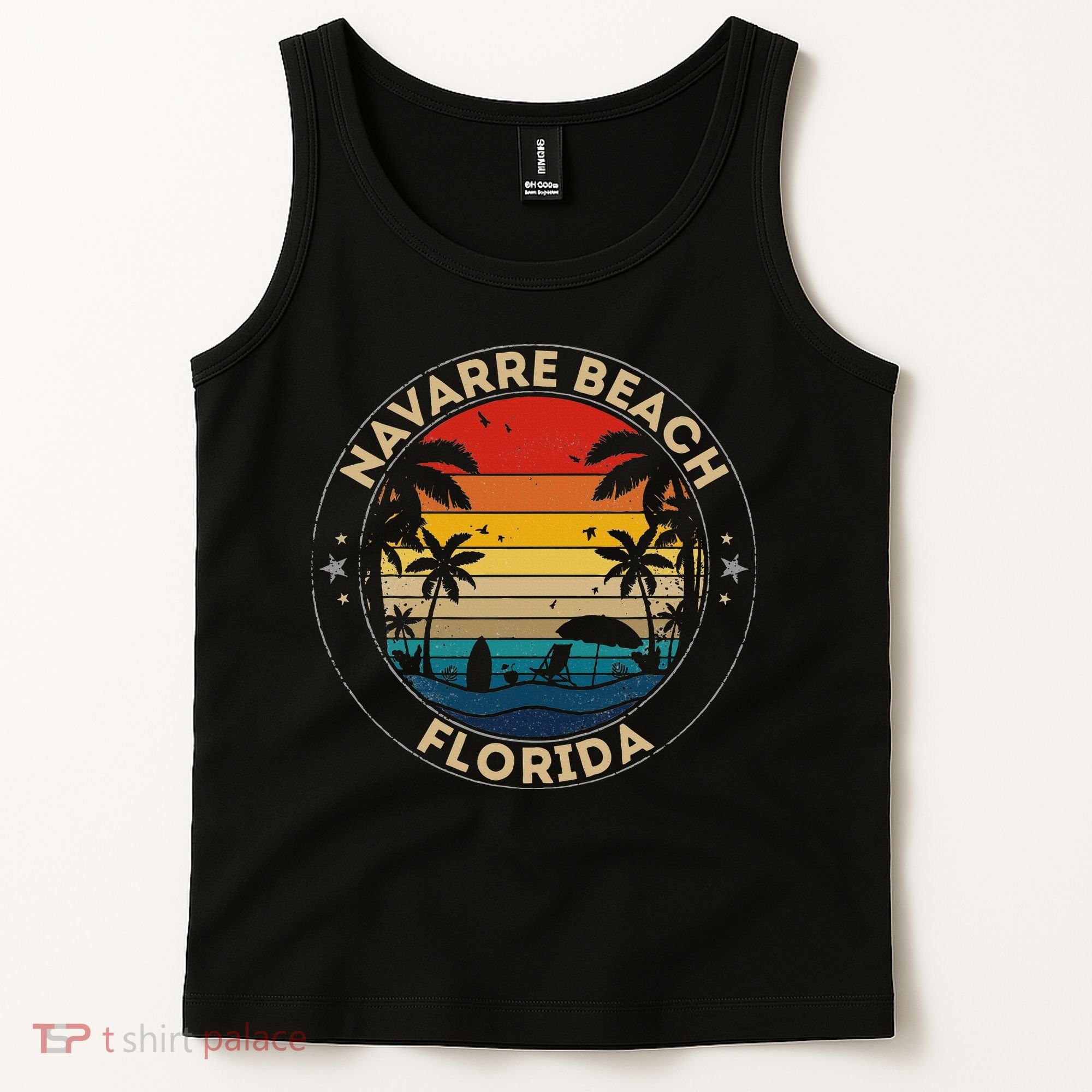 Navarre Beach Souvenir Florida Reminder Tank Top