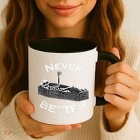 Never Better Skull Skeleton Is In The Coffin Halloween Coffee Mug thumb 3