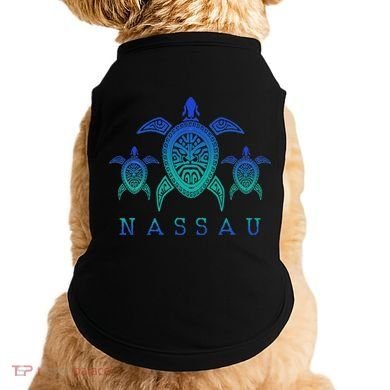 Nassau Bahamas Sea Turtle Scuba Diving Gift Doggie Tank