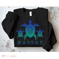 Nassau Bahamas Sea Turtle Scuba Diving Gift Sweatshirt thumb 2