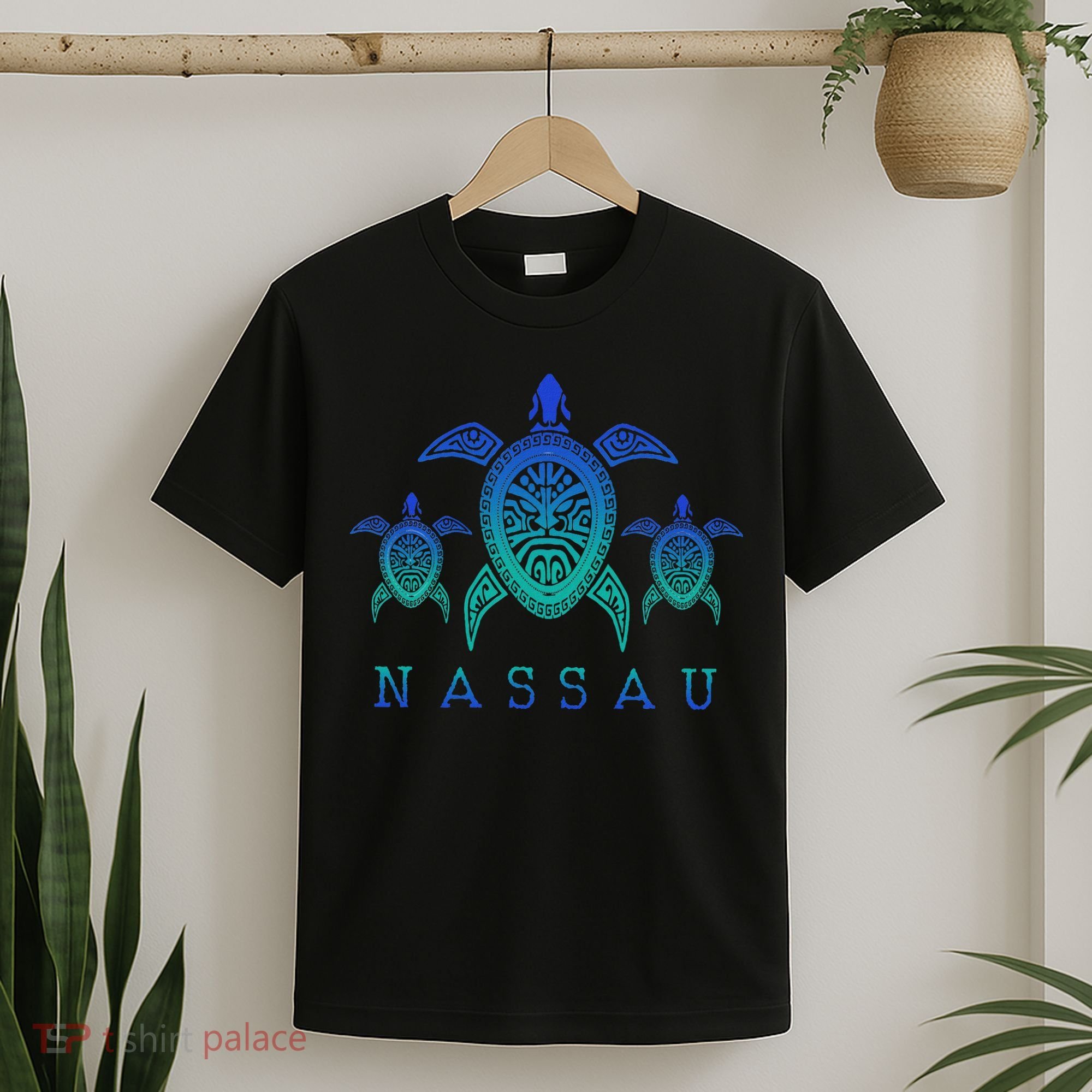 Nassau Bahamas Sea Turtle Scuba Diving Gift T-Shirt