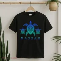 Nassau Bahamas Sea Turtle Scuba Diving Gift T-Shirt thumb 2
