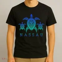 Nassau Bahamas Sea Turtle Scuba Diving Gift T-Shirt thumb 3