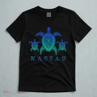 Nassau Bahamas Sea Turtle Scuba Diving Gift T-Shirt thumb 5