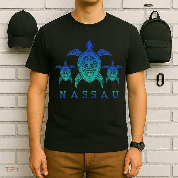 Nassau Bahamas Sea Turtle Scuba Diving Gift T-Shirt