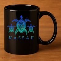 Nassau Bahamas Sea Turtle Scuba Diving Gift 11oz C Handle Ceramic Mug thumb 3