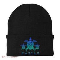Nassau Bahamas Sea Turtle Scuba Diving Gift Beanie thumb 0