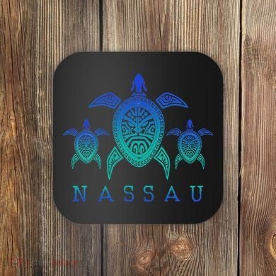 Nassau Bahamas Sea Turtle Scuba Diving Gift Coaster
