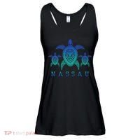 Nassau Bahamas Sea Turtle Scuba Diving Gift Ladies Essential Flowy Tank thumb 0