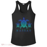 Nassau Bahamas Sea Turtle Scuba Diving Gift Ladies PosiCharge Competitor Racerback Tank thumb 0