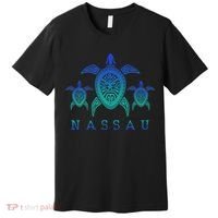 Nassau Bahamas Sea Turtle Scuba Diving Gift Premium T-Shirt thumb 0