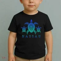 Nassau Bahamas Sea Turtle Scuba Diving Gift Toddler T-Shirt thumb 2