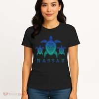 Nassau Bahamas Sea Turtle Scuba Diving Gift Women's T-Shirt thumb 4