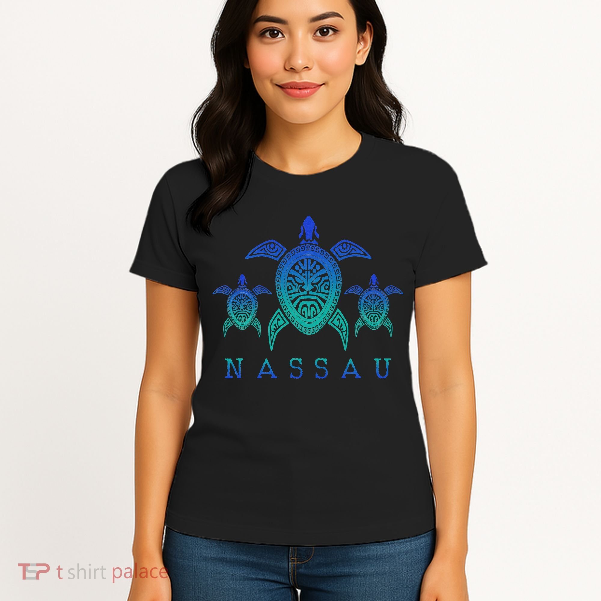Nassau Bahamas Sea Turtle Scuba Diving Gift Women's T-Shirt