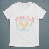 Newport Beach Tennis Club Crossed Racquets T-Shirt thumb 5
