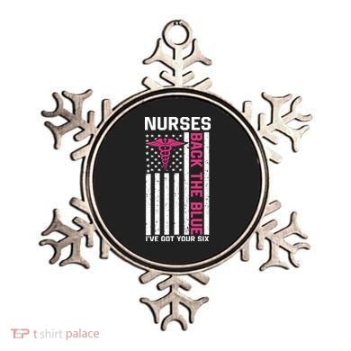 Nurses Back The Blue Ive Got Your Six Ornament