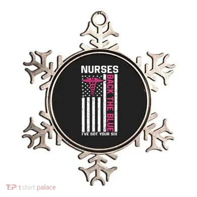 Nurses Back The Blue Ive Got Your Six Ornament