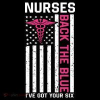 Nurses Back The Blue Ive Got Your Six Women's Tank Top thumb 5