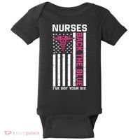 Nurses Back The Blue Ive Got Your Six Baby Bodysuit thumb 0