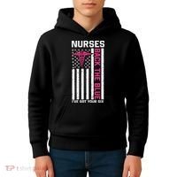 Nurses Back The Blue Ive Got Your Six Kids Hoodie thumb 4