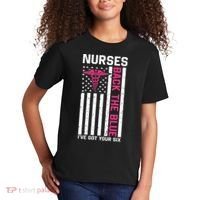 Nurses Back The Blue Ive Got Your Six Kids T-Shirt thumb 2
